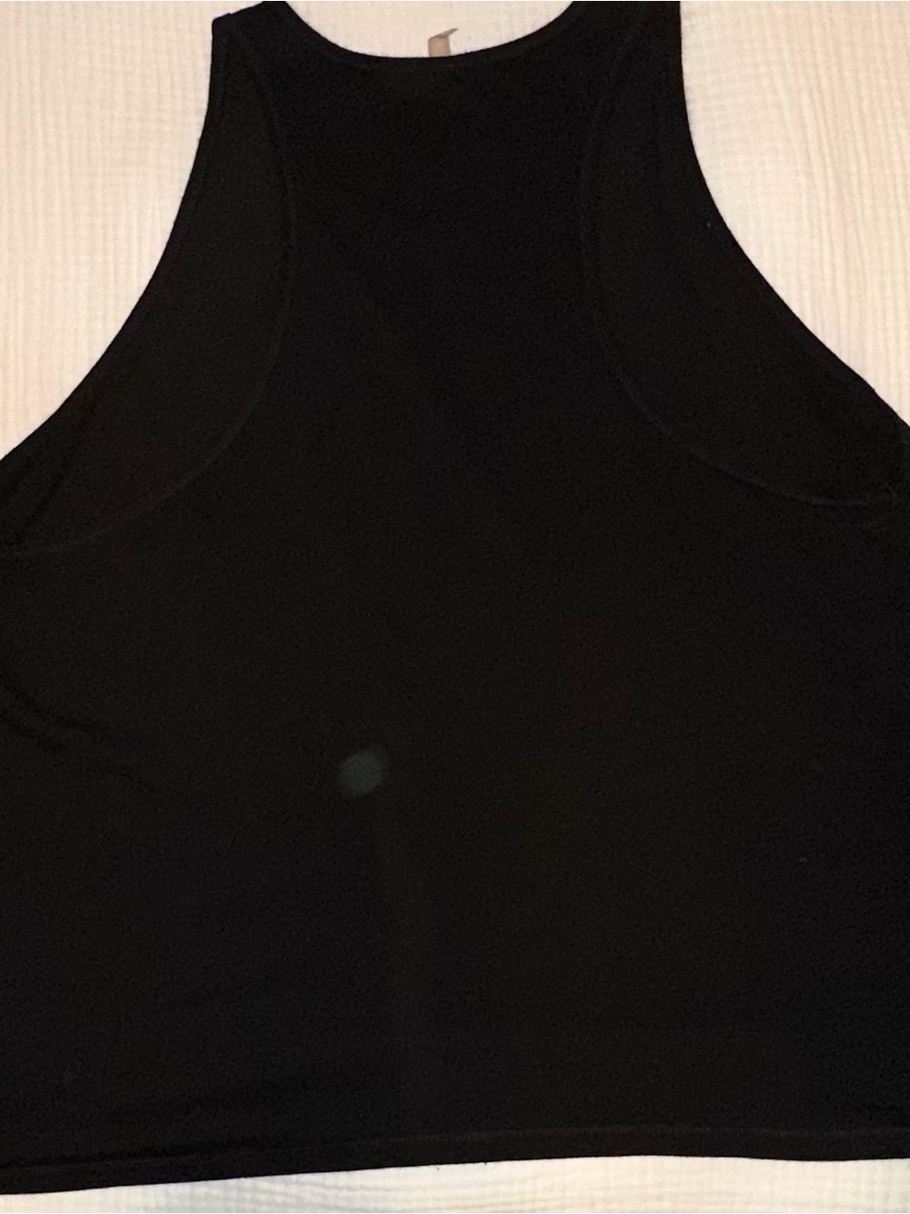 MTA Sport Black Women's Sleeveless Tank Top - Picture 5 of 7